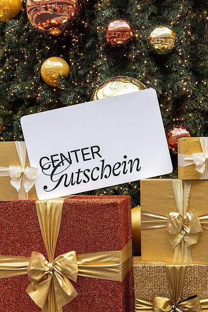 Der Center-Gutschein ist auf jeden Fall ein schöne Geschenkidee - in den zahlreichen Geschäften wird man auf jeden Fall fündig.