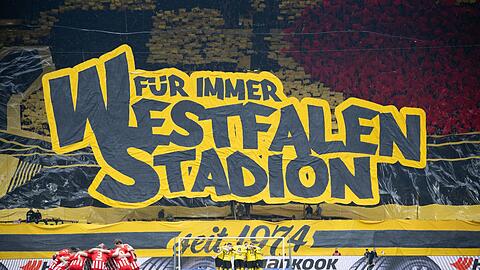 Nach der Westfalenstadion-Choreografie der BVB-Fans äußerte ein Sponsor des Vereins deutliche Kritik.