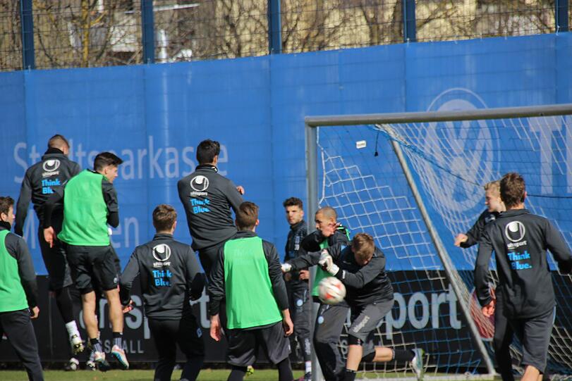 Die Bilder vom Abschlusstraining vor dem Heimspiel gegen den SV Sandhausen.