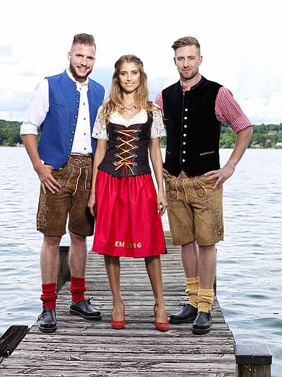 Das Shooting fand am Starnberger See statt.