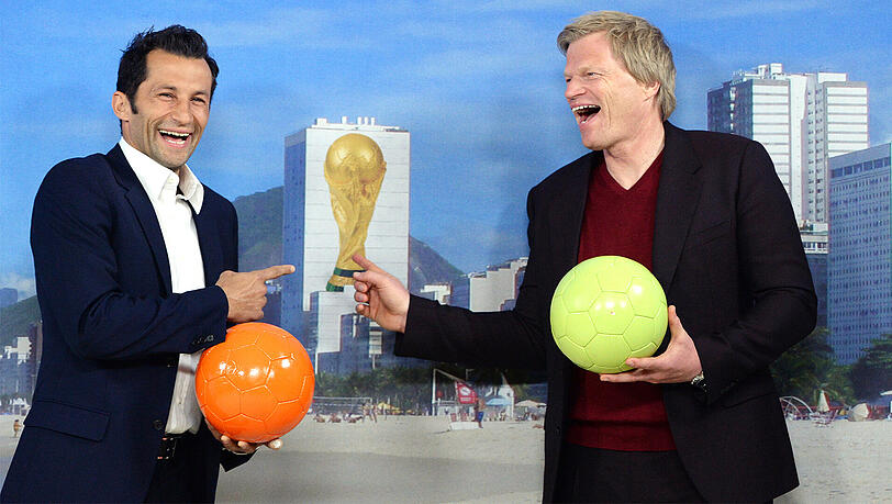 Da hatten sie noch gut lachen: Hasan Salihamidzic (li.) und Oliver Kahn als ZDF-Experten bei der WM 2014. Da hatten sie noch gut lachen: Hasan Salihamidzic (li.) und Oliver Kahn als ZDF-Experten bei der WM 2014.