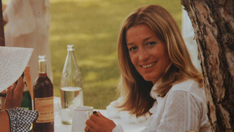 Helgard Bromberger 1975 bei einer Familienfeier.