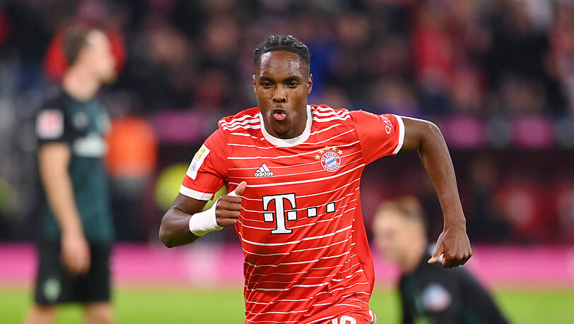 Stürmer-Talent in den Reihen des FC Bayern: Mathys Tel. Stürmer-Talent in den Reihen des FC Bayern: Mathys Tel.