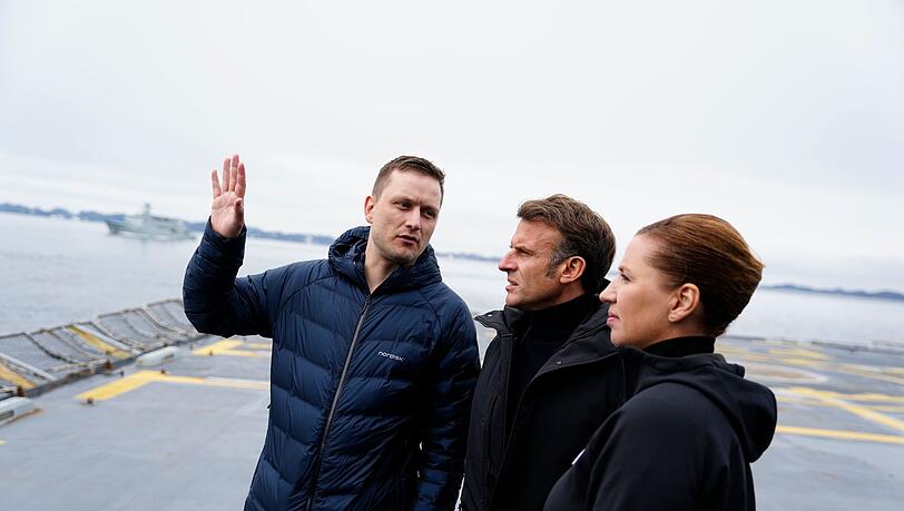 Macron und Frederiksen machen sich für souveränes Grönland stark (Foto-aktuell).