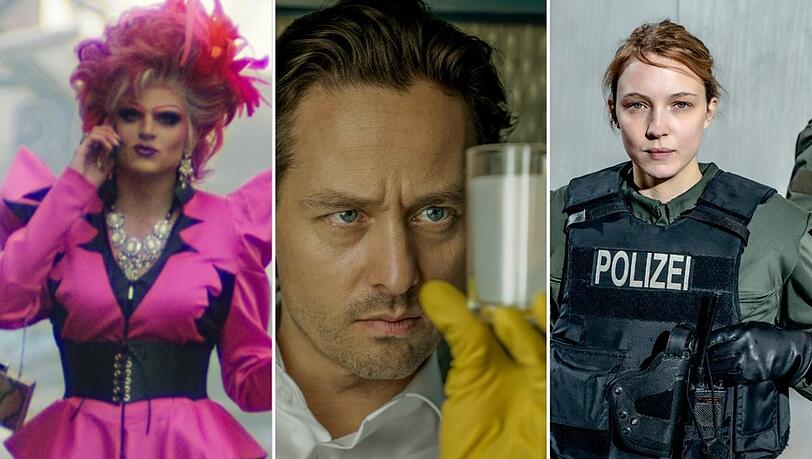 Johannes Hegemann in "Olivia", Tom Schilling in "Achtsam Morden" und Magdalena Laubisch in "Die Nichte des Polizisten" sind für den Deutschen Fernsehpreis 2026 nominiert. Johannes Hegemann in "Olivia", Tom Schilling in "Achtsam Morden" und Magdalena Laubisch in "Die Nichte des Polizisten" sind für den Deutschen Fernsehpreis 2026 nominiert.