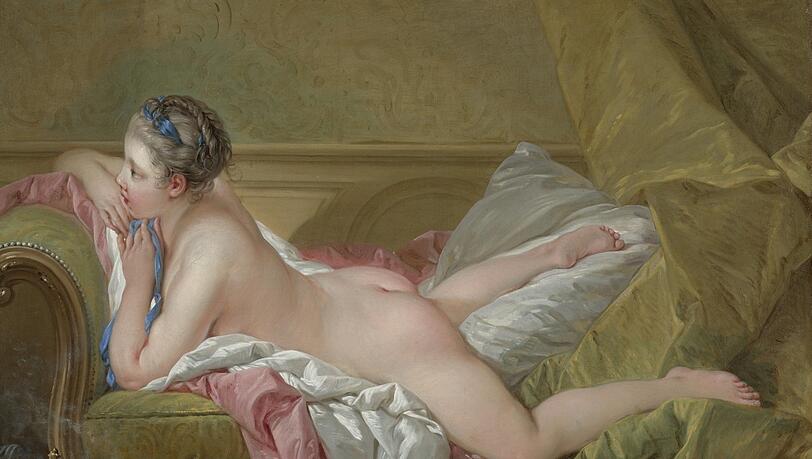 Verbirgt sich hinter François Bouchers "Liegendem Mädchen" die schöne Marie-Louise O'Murphy? In einer Notiz der Pariser Sittenpolizei ist das jedenfalls vermerkt. Auch, dass sie zur Mätresse Ludwigs XV. geworden sei, nachdem der König Bouchers Bild gesehen habe.