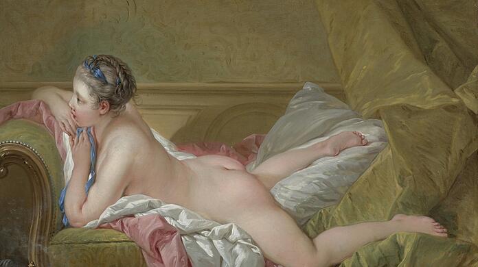 Verbirgt sich hinter François Bouchers "Liegendem Mädchen" die schöne Marie-Louise O'Murphy? In einer Notiz der Pariser Sittenpolizei ist das jedenfalls vermerkt. Auch, dass sie zur Mätresse Ludwigs XV. geworden sei, nachdem der König Bouchers Bild gesehen habe.