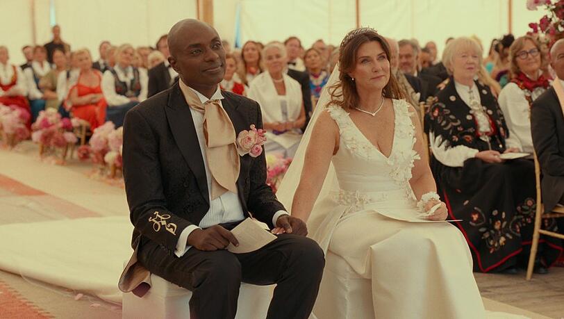 Durek Verrett und Prinzessin Märtha Louise bei ihrer Hochzeit im August 2024.