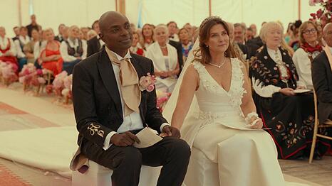 Durek Verrett und Prinzessin Märtha Louise bei ihrer Hochzeit im August 2024.