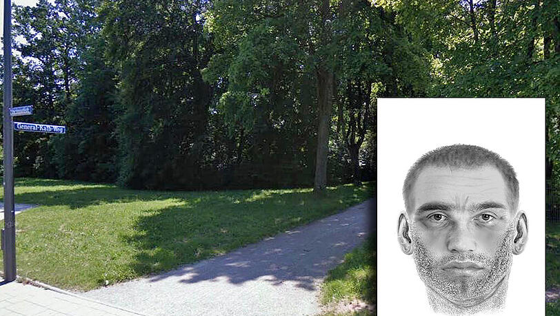 Das ist der Täter: Die Polizei sucht den Mann, der eine Frau in der Nähe des Fasanengartens vergewaltigt hat. Das ist der Täter: Die Polizei sucht den Mann, der eine Frau in der Nähe des Fasanengartens vergewaltigt hat.