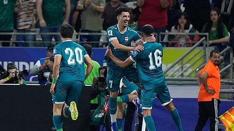 Der Irak hat sich erstmals seit 1986 wieder f&uuml;r eine Fu&szlig;ball-WM qualifiziert.