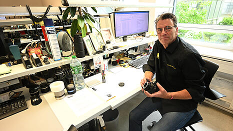 Der Nikon Service-Point in der Schellingstra&szlig;e schlie&szlig;t zum Ende des Monats. Der Markt habe sich stark ver&auml;ndert, sagt Gesch&auml;ftsf&uuml;hrer Klaus Rudolf.