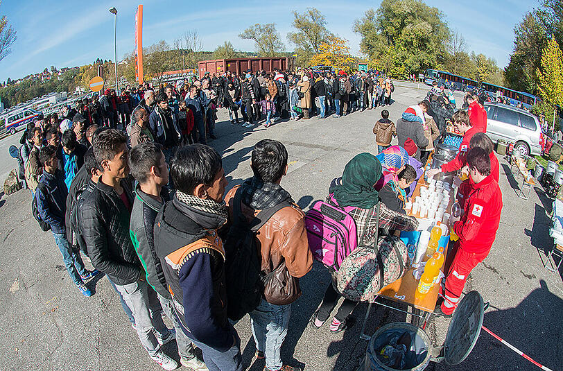 Die Flüchtlingssituation an der deutsch-österreichischen Grenze ist dramatisch.