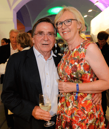 Elmar Wepper mit seiner Frau Anita