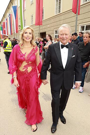 Gabriele Prinzessin zu Leiningen und Wolfgang Porsche.