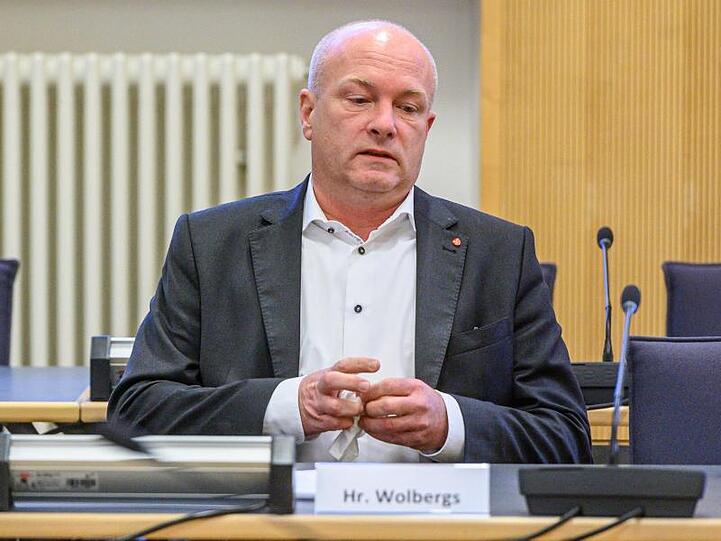 Joachim Wolbergs, suspendierter Oberbürgermeister von Regensburg, im Landgericht.