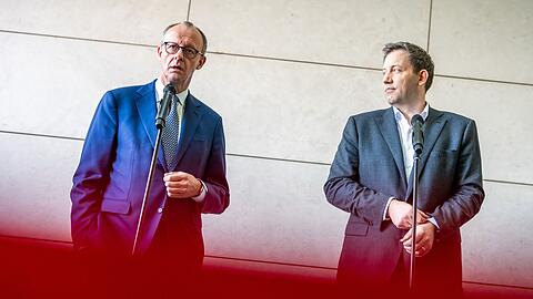 Raus aus dem Wahlkampfmodus, rein in die Verhandlungen: Nach der Bundestagswahl haben sich Merz und Klingbeil vorsichtig angenähert. (Archivbild)