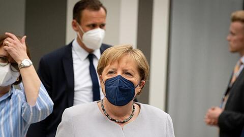Auch Bundeskanzlerin Angela Merkel hat an der CDU/CSU-Präsidiumssitzung teilgenommen.
