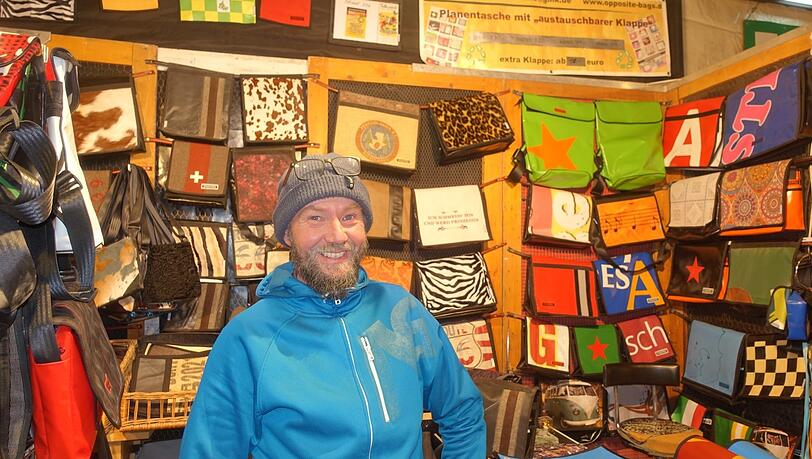 Thomas Radlmaier hat für jeden Geschmack die richtige Tasche.