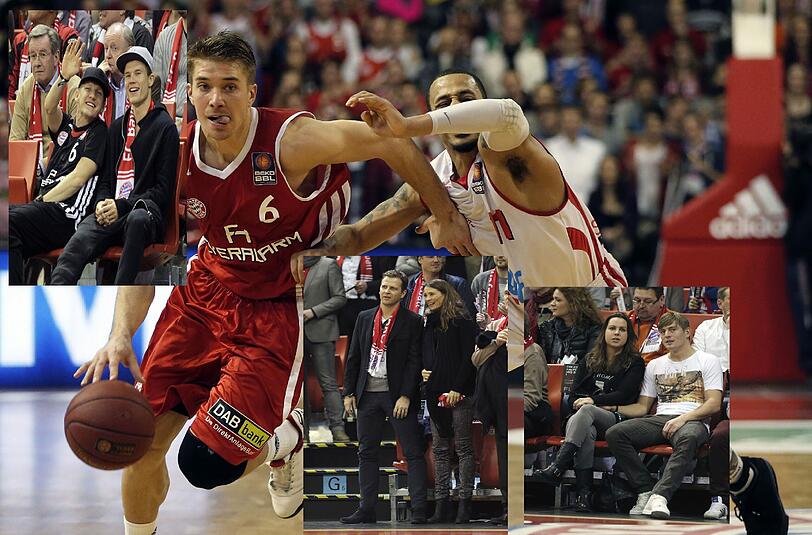 Bayern Basketballer auf Kurs: Schweinsteiger und Co bejubeln die Basketballer - Bilder - Abendzeitung München