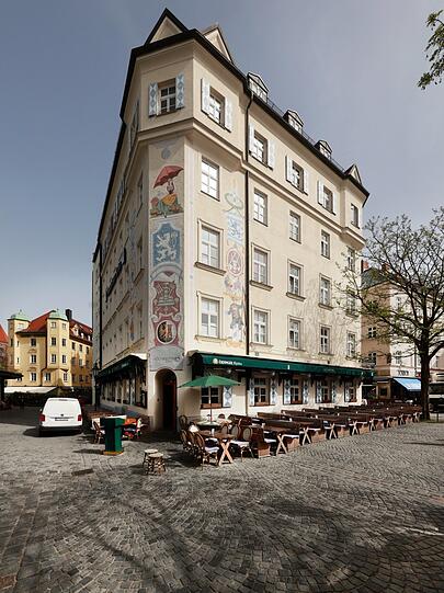 Pole Position: der Hochreiter am Viktualienmarkt.