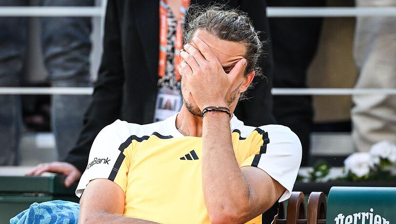 Alexander Zverev war nach der Niederlage im Finale der French Open gegen Carlos Alcaraz enttäuscht.