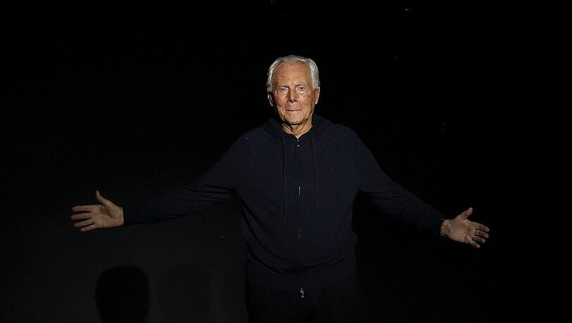 Giorgio Armani wird in Norditalien beigesetzt.