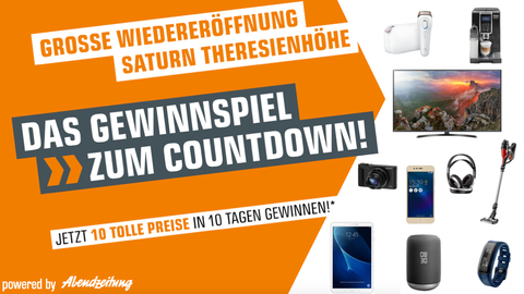 Zehn Tage bis zur großen Wiedereröffnung - zehn tolle Preise! Jetzt mitmachen!