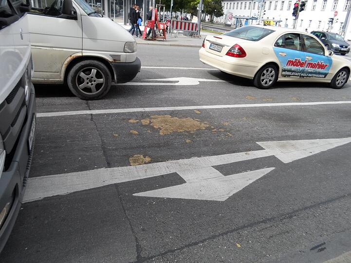 Spurensuche auf der Landsberger Straße.