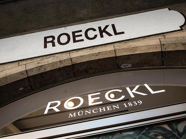 Ein Geschäft von Roeckl in München. Foto: Matthias Balk/Archivbild