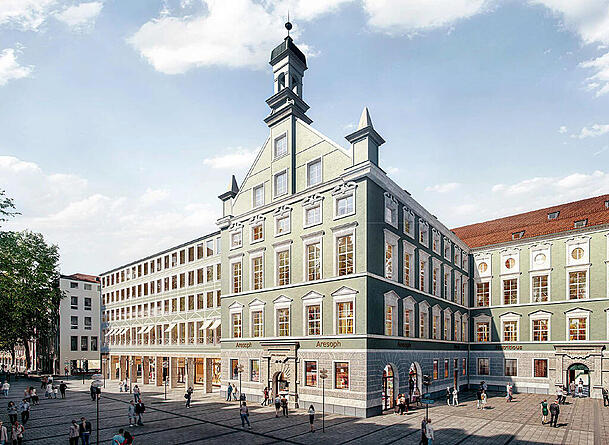 So wollte die Signa die Alte Akademie herrichten. Daraus wurde bekanntlich nichts. (Archivbild) So wollte die Signa die Alte Akademie herrichten. Daraus wurde bekanntlich nichts. (Archivbild)