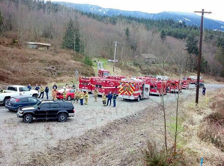 Weitere Bilder vom Erdrutsch in Oso, USA.