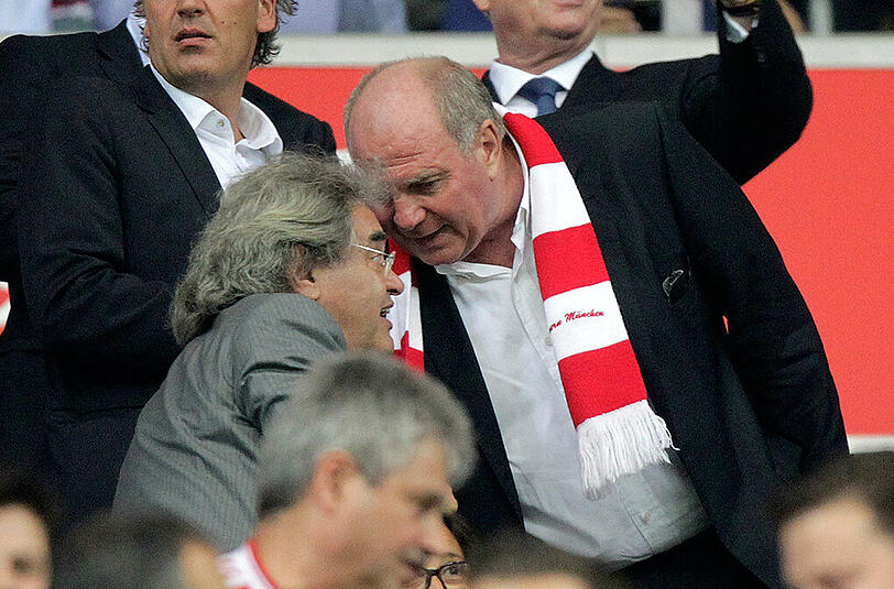 "Eine Welle der Sympathie" - Helmut Markwort (l.) und Uli Hoeneß.