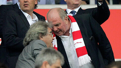 "Eine Welle der Sympathie" - Helmut Markwort (l.) und Uli Hoeneß.