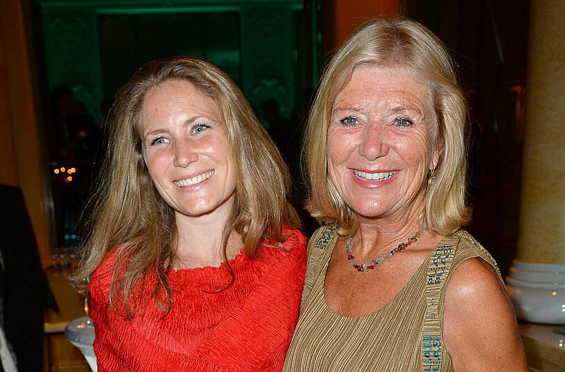 Warten gespannt auf das Baby: Jutta Speidel (r.) mit ihrer Tochter Franziska Feuerstein.