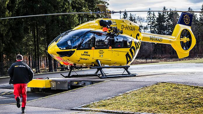 Alarm für "Christoph 1": 1.439 Mal half der Münchner Rettungshubschrauber im vergangenen Jahr, 83 Mal kam dabei die Rettungswinde zum Einsatz.