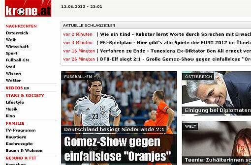 Von einer "Gomez-Show" spricht gar "krone.at".