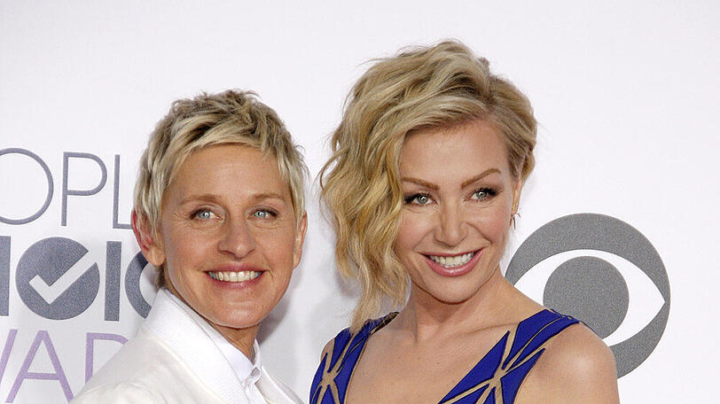 Ellen DeGeneres (links) und Portia de Rossi bauen ihr Zuhause zur Festung um.