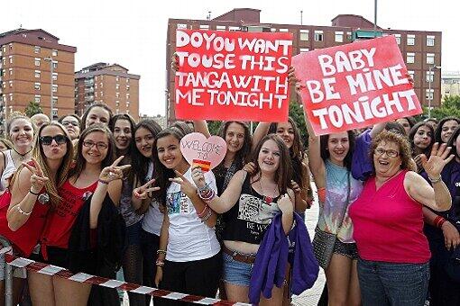 Auch in Spanien gefeiert: Fans in Barcelona im Mai 2013