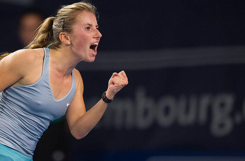 Tennisprofi Annika Beck in Bildern.