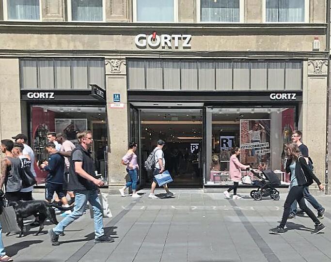 An der Kaufingerstraße 14  liegt der neue Görtz.