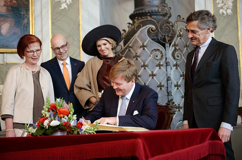 Königin Máxima und König Willem-Alexander der Niederlande in Lübeck