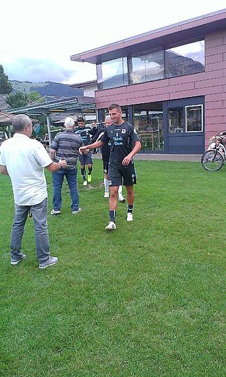 Schwitzen für die neue Saison: Die Löwen im Trainingslager in Kirchbichl.