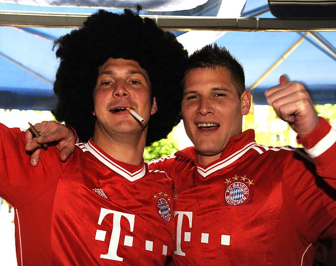 Geschichten, Fans und Skurilitäten: Stimmungsvolle Fotos aus München zum großen Finale in Wembley