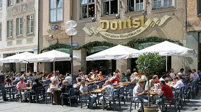 Der Donisl - Münchens zweitälteste Gaststätte in bester Lage am Marienplatz - ist momentan geschlossen.