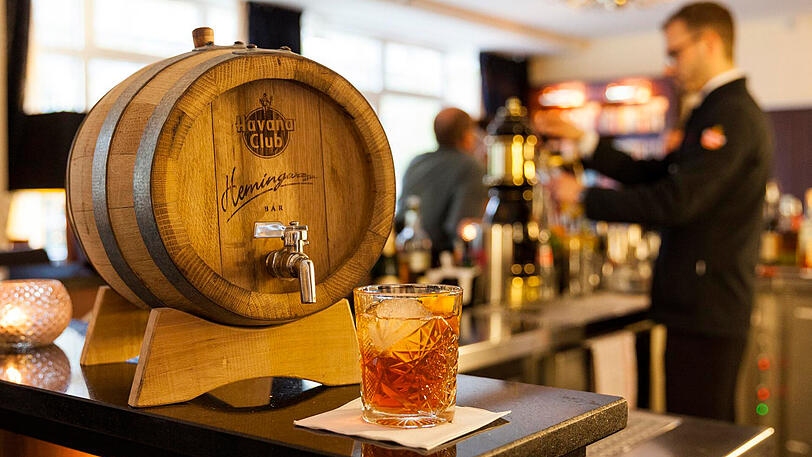 Die Hemingway Bar bietet die größte Rumsammlung im süddeutschen Raum.