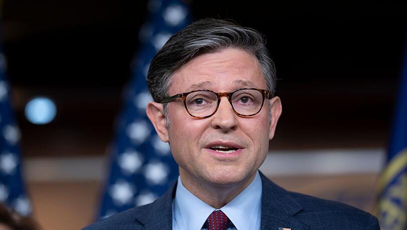 Der republikanische Vorsitzende des Repräsentantenhauses, Mike Johnson, rechnet nicht mit einer dritten Amtszeit Trumps. (Archivfoto) Der republikanische Vorsitzende des Repräsentantenhauses, Mike Johnson, rechnet nicht mit einer dritten Amtszeit Trumps. (Archivfoto)