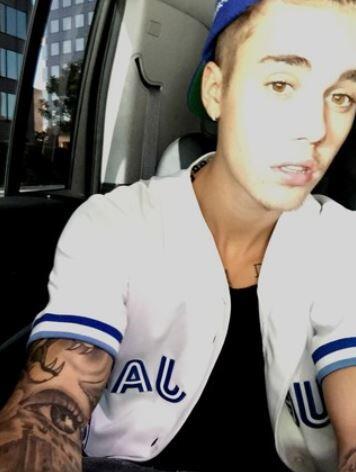Teenie-Star Justin Bieber im Selfie-Wahn.