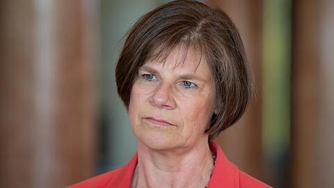 Virologin Ulrike Protzer kommt zu einer Kabinettssitzung. Foto: Sven Hoppe/dpa/Archivbild