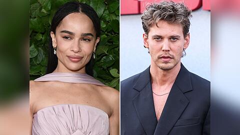 Mehr als nur Kollegen? Zoë Kravitz und Austin Butler.